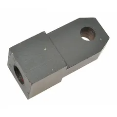 This upper connecting block is a maintenance and repair part used to establish a secure electrical or mechanical connection point within compatible equipment. It is designed for replacement or service applications in industrial machinery.