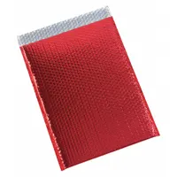 Bubble Mailers,13x17.5",Red,PK100: 13 in Usable Wd, 17 1/2 in Usable Lg, 13 in Outside Wd, 100 PK (MPN GBM1317R)