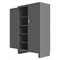 DURHAM MFG Storage Cabinet: 48 in x 24 in x 78 in, Swing Handle & Electronic Keypad/Card Reader (MPN 3703CX-BLP4S-95)