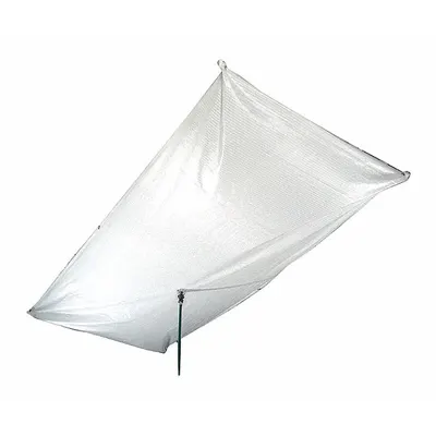 PIG Leak Diverter Tarp: 20 ft Lg, 10 ft Wd, Straps Leak Diverter Mounting, Polyester/PVC - Under the Ceiling Leak Diverters