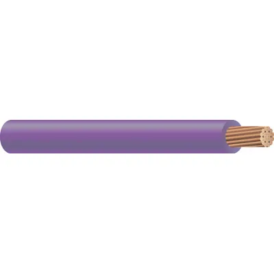 SOUTHWIRE Hookup Wire: 14 AWG Conductor Size, Purple, 500 ft Overall Lg - Machine Tool Wires