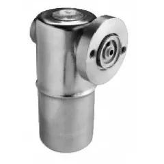 This SPENCE inverted bucket steam trap is designed for draining condensate from steam lines while minimizing steam loss. It features a corrosion-resistant construction, in-line configuration, and horizontal installation. Rated for 580 lb/hr capacity, 400 psi maximum pressure, and 800°F maximum temperature, with a 2 3/4 in flange UMT connection.