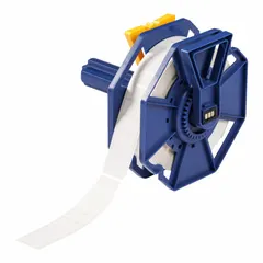 This Brady precut label roll contains 1000 labels measuring 1/2 in x 1 in. The labels feature an acrylic permanent adhesive and an inkjet print-receptive surface. Designed for use with the Brady J7300 printer series, these labels are suited for industrial asset identification, cable marking, and component labeling where durable, high-contrast printing is required.