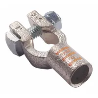 WESTWARD Battery Terminal: Straight, Crimp, 2/0 ga, Orange Color, Negative, Copper