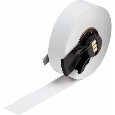 BRADY Continuous Label Stock: 1/2 in x 50 ft, Polypropylene - Brady Insert Style Continuous Tag Rolls