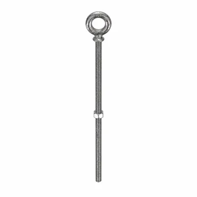 KEN FORGING Machinery Eye Bolt: With Shoulder, 18-8, Stainless Steel, Plain, 3/8"-16 Thread Size - Machinery Eye Bolts with Shoulder