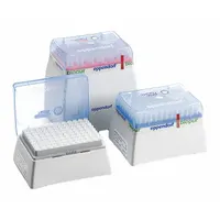 EPPENDORF Pipettor Tip: Non-Sterile, 300 ul Capacity, Preconfigured Rack, No Filter, Orange, 960 (MPN 022491547)