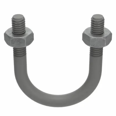 Standard U-Bolt: 5/16"-18 Thread Size, For Pipe Size 1 1/4 in, 2 11/16 in Inside Ht - Standard U-Bolts