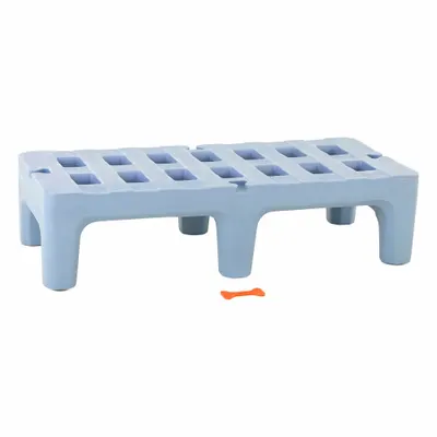 METRO Dunnage Rack: Assembled, 12 in x 22 in x 48 in, Polymer, 1,500 lb Load Capacity - Plastic Dunnage Racks