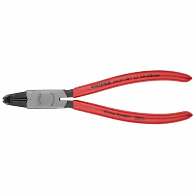 KNIPEX Retaining Ring Plier: Internal, For 19 mm to 60 mm Bore Dia, 0.071 in Tip Dia - Internal Retaining-Ring Pliers
