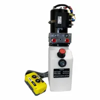 CHIEF Hydraulic Power Unit: 0.5 gpm, 3,000 psi Max. Pressure, 0.66 gal Reservoir Capacity, 12V DC (MPN 253345)