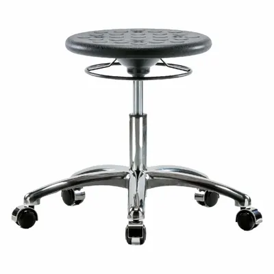 OEM Stool: Polyurethane, Ht Range 16 1/4 in to 21 1/2 in, 13 in Seat Wd, 13 in Seat Dp - Polyurethane Lab Stools