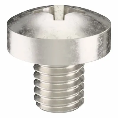 USA INDUSTRIALS Machine Screw: M5x0.80 Thread Size, 6 mm Lg, 316, Stainless Steel, Plain - Pan Head Machine Screws