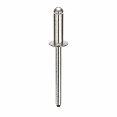 OEM Domed-Head Blind Rivet, 0.188" Dia, 1 57/64" Overall Length, 250 Pack - Domed-Head Blind Rivets