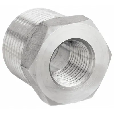 PARKER Hydraulic Hose Adapter: 3/4 in x 1/8 in Fitting Size, Female x Male, NPTF x NPTF - NPTF-to-NPTF Steel Hydraulic Hose Adapters