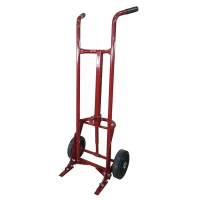 Dayton Drum Hand Truck: For 55 gal Cntnr Cap, For Steel Container Material - Steel-Frame Drum Hand Trucks