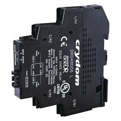 CRYDOM DRD24D06 DIN-Rail Mounted Dual Solid State Relay - DIN-Rail Mounted Relays