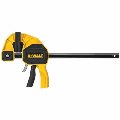 DEWALT Bar Clamp/Spreader: Full-Faced, 12 in Max Jaw Opening, 0 in to 12 in - Dual-Function Trigger Clamps & Spreaders