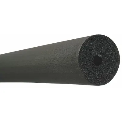 K-FLEX USA Pipe Insulation: Tube, 3/8 in Thick, 1 5/8 in ID, 6 ft, Buna-N Rubber/PVC - Buna-N/PVC Straight Tube Insulation