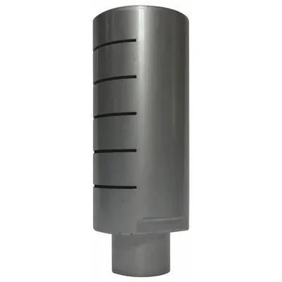 SPEEDAIRE Silencer Muffler: 3/8 in NPT, 1 in Hex Size, Aluminum, Mesh SST - Pneumatic Exhaust Silencers / Mufflers