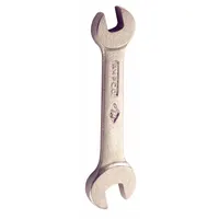 AMPCO Open End Wrench: Aluminum Bronze, Natural, 5/16 in_11/32 in Head Size, 5 in Overall Lg, Std (MPN WO-5/16X11/32)