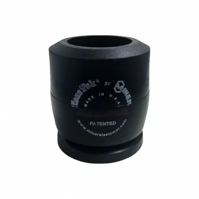 MINER ELASTOMER TECSPAK Bumper: 3 9/25 in Lng, 3.29 in O.D., 4/5 in Mounting Hole A Dia, Axial Bumper - Axial & Radial Bumpers