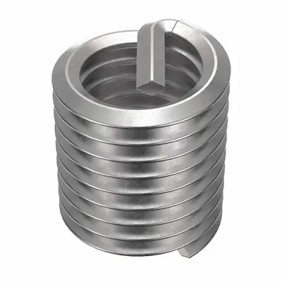 HELI-COIL Helical Insert: Tanged Tang Style, Free-Running, 5/8"-11 Thread Size, Plain - Free-Running Tanged Helical Inserts