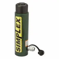 SIMPLEX Cylinder: Single Acting, 30 ton Nominal Capacity, 8 in Nominal Stroke Lg, Steel (MPN R308)