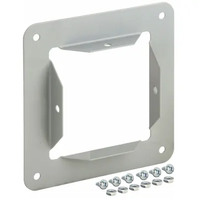 HOFFMAN Wireway Panel Adapter: 2 1/2 in Wd, 2 1/2 in Ht, 16 ga Gauge, 1, Without Knockouts - Box Connectors for Indoor Wireways