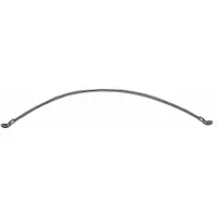 ITW BEE LEITZKE Tool Lanyard: Stainless Steel, 6 in Overall Lg, 3/64 in Loop 1 Size, Nylon, 5 PK (MPN WWG-TSS3-046-6000N)