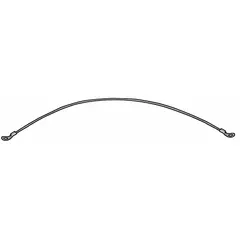 Nylon lanyard with 3/64 inch loop size and 6 inch overall length. Sold in packs of 5. Used for securing handheld tools to a worker's harness or anchor point to prevent drops in industrial environments.