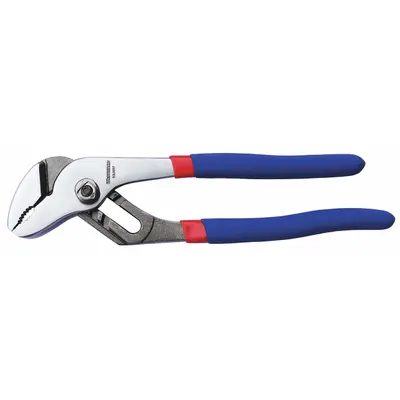 WESTWARD Tongue and Groove Plier: Curved, Groove Joint, 1 7/8 in Max Jaw Opening - Curved-Jaw Tongue & Groove Pliers