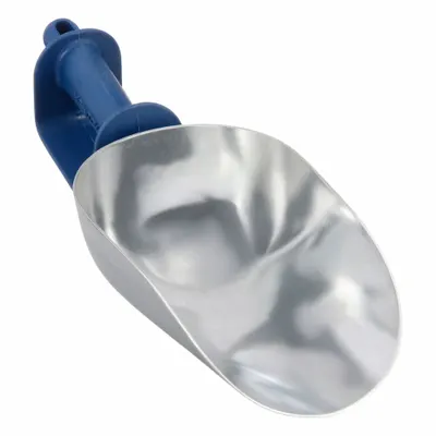 MANITOWOC Ice Scoop: Silver, Stainless Steel, 17 1/4 in Wd, Dishwasher Safe - Metal Ice Scoops