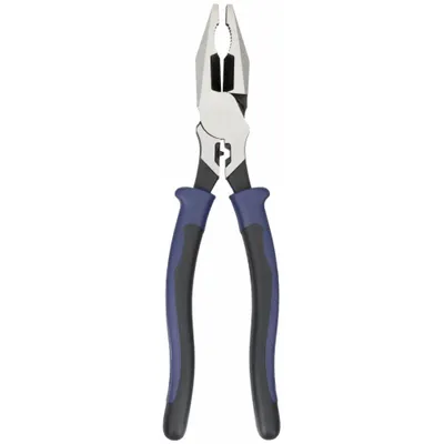KLEIN TOOLS Linemans Plier: Flat, 8 3/4 in Overall Lg, 1 3/4 in Jaw Lg, 1 in Jaw Wd - Standard Lineman's Pliers