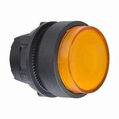 SCHNEIDER Extended Push Button: 22 mm Mounting Size, Non-Metallic - Illuminated Extended-Length Push-Button Operators