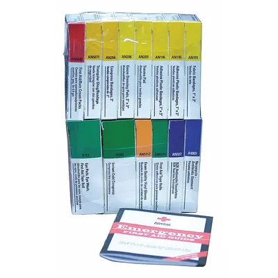 FIRST AID ONLY Complete Refill or Kit: 102 Components, 25 People Served - Complete First Aid Kit Refills