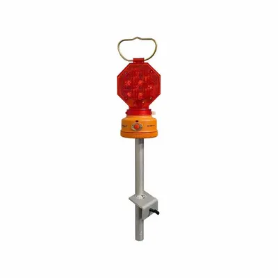 RAILHEAD GEAR End of Train Light: LED, Red, 20 1/2 in Overall Ht - Back of Train Marking Lights