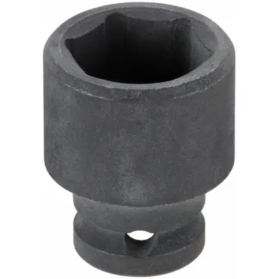WESTWARD Impact Socket: 1/4 in Drive Size, Metric, 12 mm Socket Size, 6-Point, Std - 1/4" Drive Impact Sockets