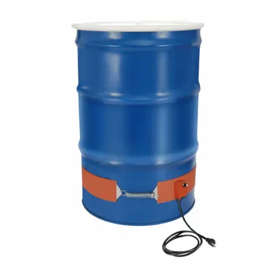 TEMPCO Drum Heater: 115V AC, 700 W Watts, 50°F to 425°F, Silicone Rubber, Drums - Drum & Bucket Band Heaters