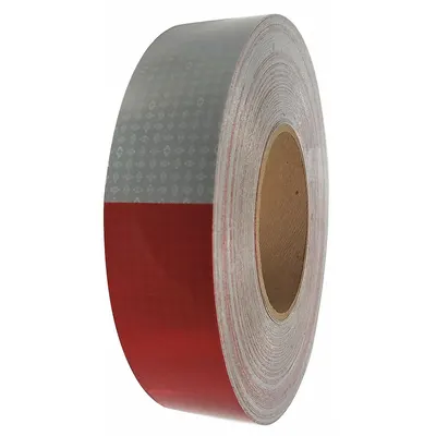 ORALITE Reflective Tape: Construction/Emergency Vehicles/Trucks and Trailers, Red/White - Vehicle Reflective Tapes