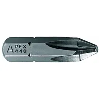 APEX Insert Bit: Insert Bit, Imperial, PH3 Bit Industry Size, #3 Bit Size, Std, Impact Rated, 5 PK (MPN 440-3X-5PK)