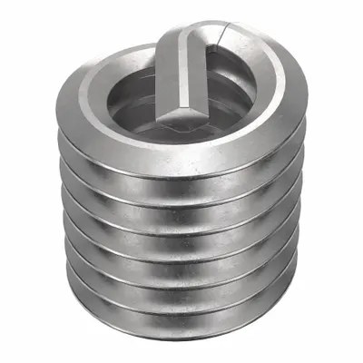 HELI-COIL Helical Insert: Tanged Tang Style, Free-Running, #8-32 Thread Size - Free-Running Tanged Helical Inserts