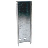 AMERICAN GARAGE DOOR SUPPLY Vertical Track: Galvanized Steel, 2 in Compatible Roller Size (MPN T207VR)