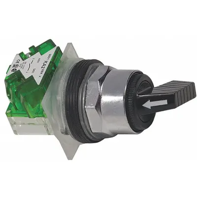 SCHNEIDER Selector Switch: 30 mm Panel Mounting Size, 2 Positions, Extended Lever - Selector Switches