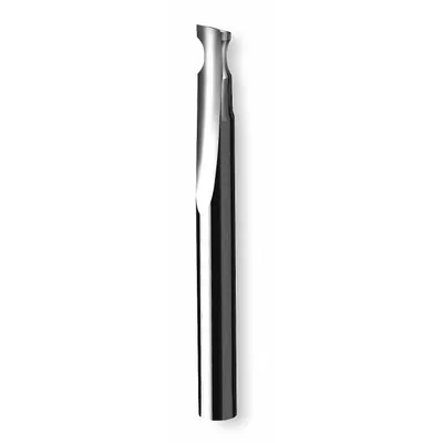 ONSRUD Solid Router Bit: Straight O-Flute, 1/4" Cut Dia, 3/8" LOC (MPN 66-083) - Straight O-Flute Router Bits for Plastics
