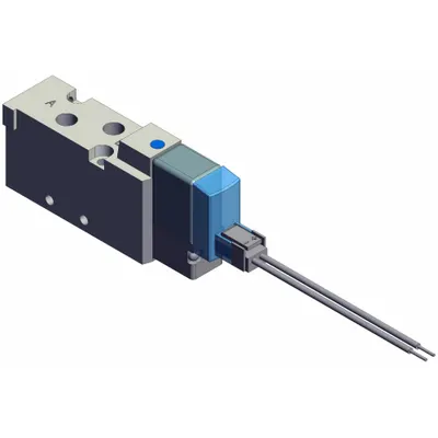 SMC Solenoid Air Control Valve: Five-Way / Two-Position, SYJ5000, Single Solenoid - SMC SYJ Series Directional Control Valves