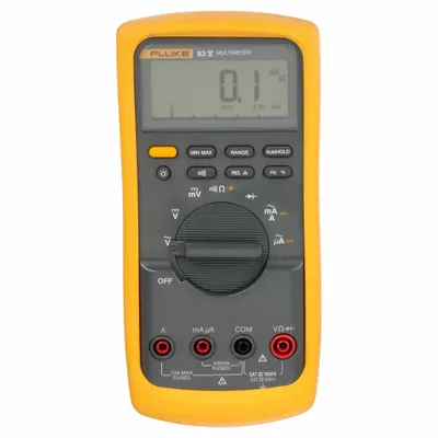 FLUKE Digital Multimeter: Avg, CAT III 1000V/CAT IV 600V - Standard Feature Multimeters