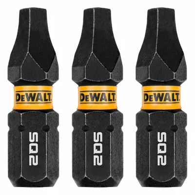 DEWALT Driver Bit: Screwdriver Bit, #2 Bit Size, S2 Bit Industry Size, Std, 1 in Overall Lg - Insert Bits