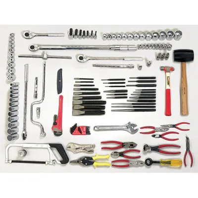 PROTO Master Tool Set: 106 Total Pcs, SAE - Tool Only Sets
