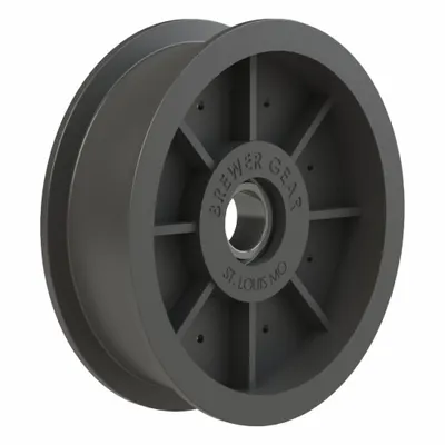 BREWER MACHINE & GEAR BF2002 Flat Idler Pulley without Flange - Flat Idler Pulleys without Flange